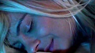 POV piss and fuck for sexy blonde chick