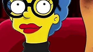 Tarantino Parody. Once Upon Time a... Housewife Mrs Sinpsom Teases with Dirty Feet. Cartoon Foot Fetish