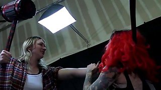 Tickle Wrestling Entertainment: Paula Bunion vs Punchy the