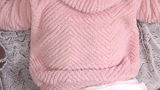 Stepdad secretly fucks me in the living room