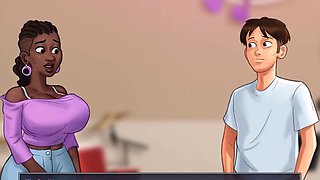 Misskitty2k's music teacher gets undressed in summertime saga part 71