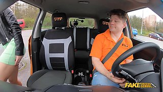 Faux driving school she has an ass to die for and a Wet Pussy that needs hardcore