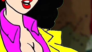 Fucked a Reporter's Slut in a Dirty Apartment, Porn Cartoon
