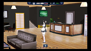 18+ Harem Hotel: Personal Elf Maid on Her Service