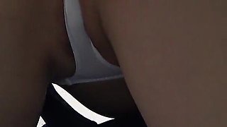 No Bra Apron Uniform Natural Boobs, Mini Skirt Legs and Thighs, Micro Thong G String, Cute Japanese Maid Sexy Room Cleaning