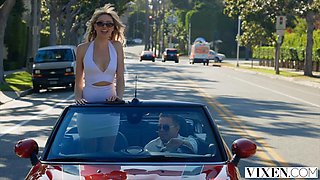 VIXEN Bratty Blonde Amber Moore Rides Her Boss  Thick Cock