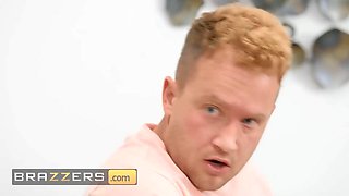 Kayley gunner can't resist the seduction to taste van's pecker after catching him hardcore brynn michaels - brazzers