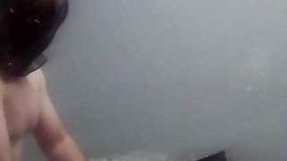 Stepmom intimidated by stepson with scary mask - get blowjob , fuck her pussy wile , cum on her huge tits Funny comedy porn