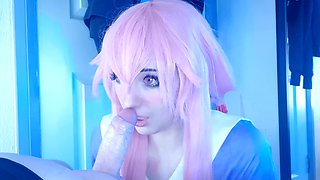 Honry Yandere Girl Gives Rough Blowjob and Bounces Big Ass