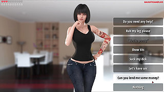 Lust & Life 03 - Busty Girl Masturbating Her Wet Pussy and Huge Boobs - 3D Porn Game