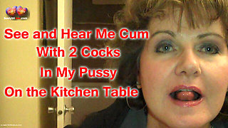 Fucked DP On The Kitchen Table - BustyBliss