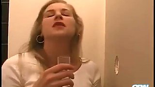 Hot! Blond MILF Oral Amber Sloppy Edging Gloryhole Blowjob with Oral Creampie