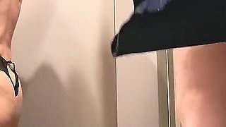 Discreet Masturbation in Changing Room