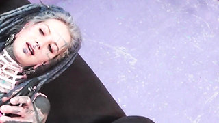 Tattoo Model Livestream with Anal Masturbation