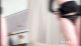 FIRST INTERRACIAL GANGBANG WITH DPP! Sweet babe Funky Town gets