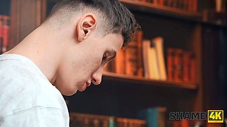 Shame4k. i put that stick into my pussy when my schoolgirl came in!