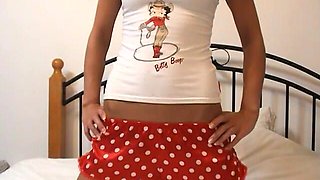Cute Bruentte Babe with Perky Tits Lacey Like to Pleasure Herself