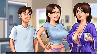 Anime, summer time saga, mummy