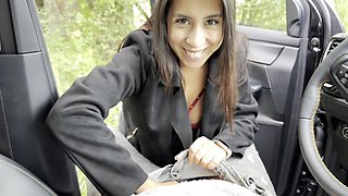 Sex In The Car With Amazing Paula