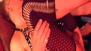 Mistress Flo Fists the Ass of Two Mature Transvestites