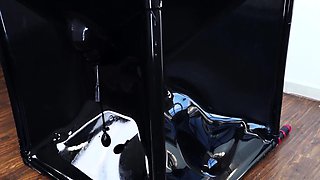 Extreme fetish latex play
