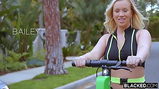 Two He Met At The Gym Needed Bbc With Blonde Girls