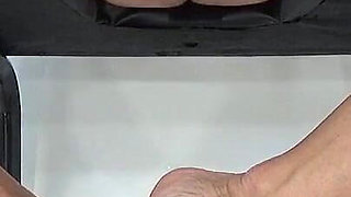Solo Mature Busty Aunt with Pissing