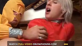 Festival Of Fetish Plastic And A Doggystyle Fuck For A Blonde Slut