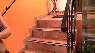Cleaning Stepmom with Big Breasts