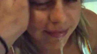 Girlfriend Sucking Dick's Boyfriend Hard At His House
