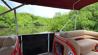 My Pussy Is Filled with Milk! Outdoor Sex! POV