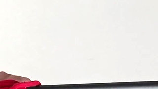 Bound and Hooded I'm Taking a Cock Down My Throat with Moaning and Spit