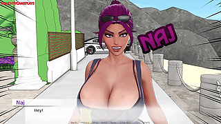 Devine Heel #01 - Busty Crazy MILF in Hot Sloppy Blowjob