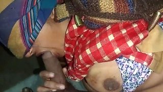 Desi Bhabhi Gives Intense Blowjob and Swallows Cum - Indian Family Taboo