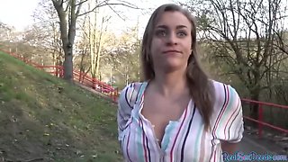 Public Reality Bigboobed Babe Pov Fucked Outdoor 4 Money