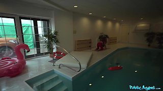 Martin Gun Risks Passion by a Public Poolside