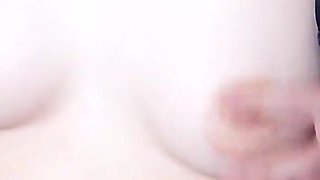Student Plays with Nipples and Tits After College Until She Cums