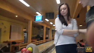 Hunt4k. dark haired sucks cock and gives vagina for drilling