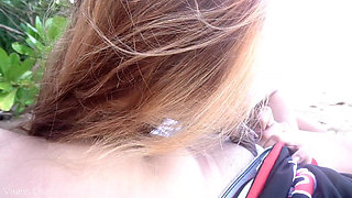Outdoor Risky Public Sex Stranger Fucked Me Hard at the Beach Loud Moaning Dirty Talk Until Squirting