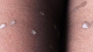 Waiting for sperm. Legs are dirty