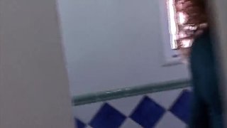 BBC Fucks Redhead MILF Deep Throat In Ladies Room