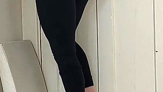 Thong Hanging Wedgie off a Door Wedgies Funny MILF