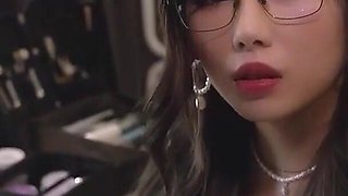 Modelmedia Asia - Sexy Reporter with Huge Tits Gets Horny in the Middle of an Interview