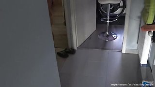 Hot Married MILF Cheats on Husband with Electrician - Creampie & Hardcore Fuck