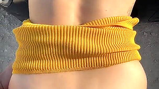 Exhibition Fuck on the Car