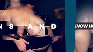 GloryholeSecrets - Stunningly Hot Busty Inked Brunette Loves Sucking Cock