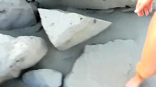 Amateur Couple's North Cyprus Beach Adventure