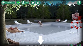 XXLove by Chaixas - Horny young man on camp full of big hot ladies 1