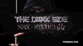 Black Gang fucked a 19yo skinny teen girl . interracial fucking