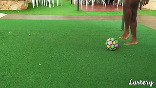 Interracial foursome with amateur lesbians caught licking in lingerie